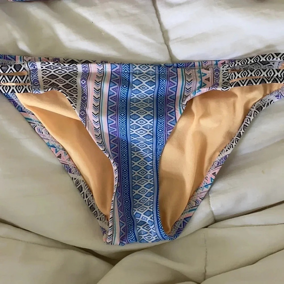 Xhilaration Blue Bikini bathing shirt size XS - Picture 3 of 6